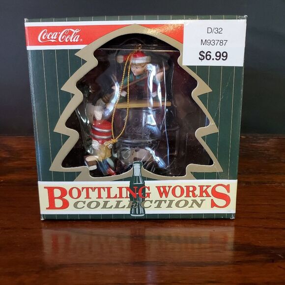 VTG Coca-Cola Bottling Works Collection Christmas Tree Ornament 1996 - Picture 2 of 7